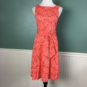 L.L. Bean Signature Polka Dot Dress